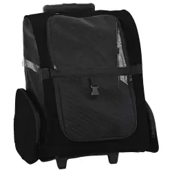 vidaXL Carro Plegable para Mascotas Multiusos Transportín Jaula de Gatos Perros - 48 x 32 x 57 cm