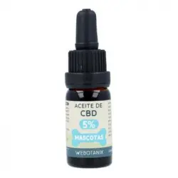 Aceite Cbd Mascotas Webotanix 5% 10 ml