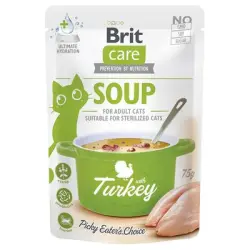 Brit Care sopa para gatos 15 x 75 g - Pavo