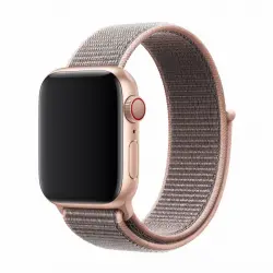 Devia Deluxe Sport Band 3 Correa Nylon Rosa Arena para Apple Watch 42/44mm