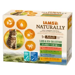 IAMS Naturally Adult Mix - 12 x 85 g