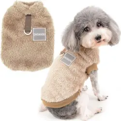 IntiMeg Jerseys de forro polar para perros pequeños - Largo de la espalda: L: 30 cm