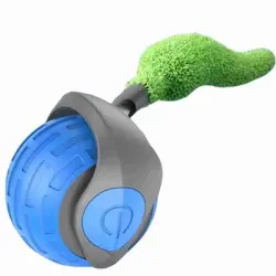 MCBOSON Bola automática para gatos, velocidades ajustables. - Azul