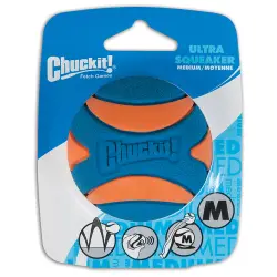 Pelota Chuckit! Ultra Squeaker para perros  - M: 6,4 cm de diámetro