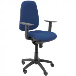 Piqueras y Crespo Tarancón Bali Silla Oficina con Brazos Regulables Azul Marino