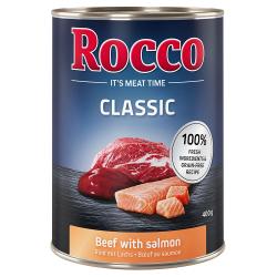 Rocco Classic 6 x 400 g - Vacuno con salmón
