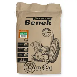Super Benek Corn Fresh Grass arena vegetal aglomerante - 25 L (aprox. 15,7 kg)