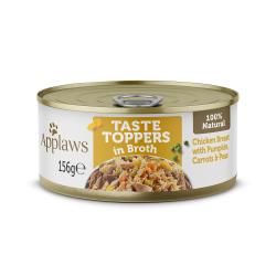 Applaws Taste Toppers con caldo latas para perros 6 x 156 g - Pollo con verduras