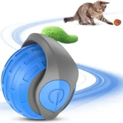 FurryFusion pelota interactiva para gatos - Azul