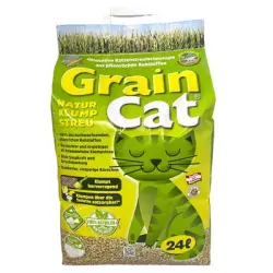GrainCat arena para gatos  - 2 x 24 litros (14 kg) - Pack ahorro