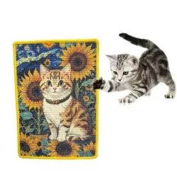 IntiMeg Rascador de gato de sisal - Gato