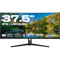 JAPANNEXT JN-IPSC375UWQHDPR-H-C65W 37.5" LED IPS UltraWide QHD+ 75Hz FreeSync Curva USB-C