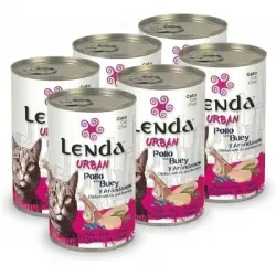 Lenda Urban Comida Húmeda para Gatos Pollo con Buey y Arándanos - 6 x 400 g