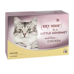 My Star Mousse Gourmet en latas 12 x 85 g para gatos - Pollo