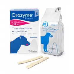 Orozyme Tiras dentrificas para perros Pequeño, 0.20 kg