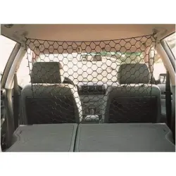 Pawffee Red de seguridad negra 90x30cm para perros de coche - 1 pieza