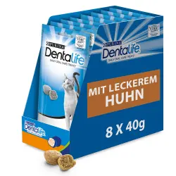 Purina Dentalife 8 x 40 g snacks dentales para gatos: ¡25 % de descuento! - Pollo