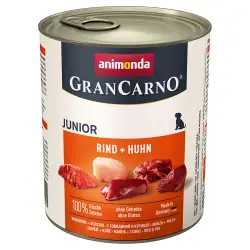 Animonda GranCarno Original Junior 6 x 800 g - Vacuno y pollo