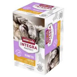 Animonda Integra Protect Adult Diabetes 6 x 100 g para gatos - Ave