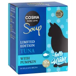 Cosma Soup Atún con calabaza - Edición de invierno - 12 x 40 g