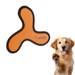 FurryFusion Frisbee para perros - AMARILLO
