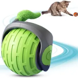 FurryFusion pelota interactiva para gatos - Verde