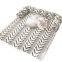 IntiMeg Alfombra de felpa para perros y gatos - 60×80cm