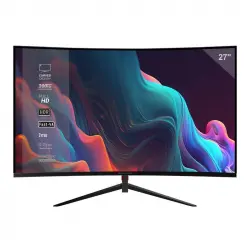 Mars Gaming MV-27C Monitor Curvo 27" FHD 200Hz HDR10 1ms FreeSync G-Sync Low Blue Light HDMI Negro