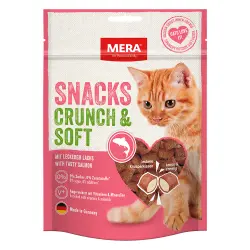 MERA Crunch & Soft con salmón snacks para gatos - 200 g