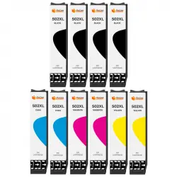 Pccom Essential Cartucho Tinta Compatible Epson 502XL Negro/Cian/Magenta/Amarillo Pack 10