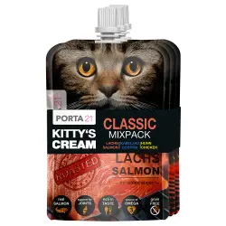 Porta 21 Kitty's Cream snack para gatos - Pack mixto - 3 x 90 g (3 variedades)
