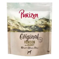 Purizon Carne de caza con conejo, sin cereales - 1 kg