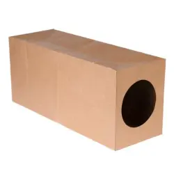 Túnel de papel zooplus basics para gatos - 27 x 22 x 62 cm (An x Al x L)