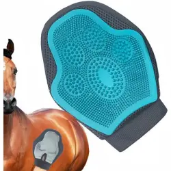 ZooVenture Guante de aseo (herramienta de limpieza) para caballos - 1 pieza