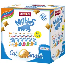 Animonda Milkies snacks crujientes para gatos - 6 x 30 g (4 variedades)