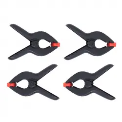 Bresser BR-56 DeLuxe Pack de 4 Abrazaderas de 16.5cm