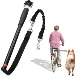 HausPets Correa para bicicleta para perros, acero y nailon, 45 cm x 78 cm - Artículo 1