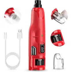HausPets Lima de uñas para perros, 6 velocidades, LED, 45 dB, USB - Artículo 1
