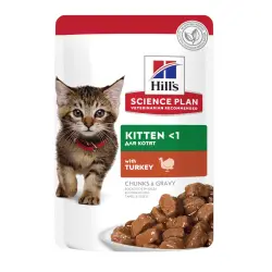 Hill's Science Plan Kitten Pavo en Salsa sobre para gatos 85 g