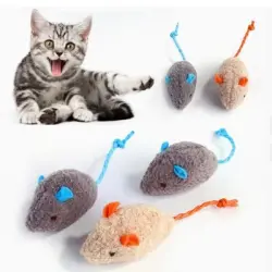 IntiMeg Juego de 3 juguetes de gato y ratón - Artículo 1