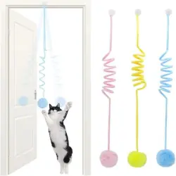 IntiMeg Pelotas de peluche para gatos - Una pieza