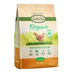 Lukullus Organic ave (sin trigo) - 5 x 1 kg - Pack ahorro