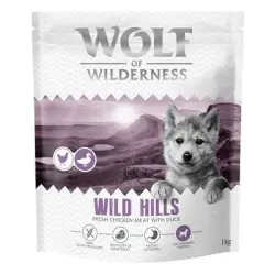 Pato Wolf of Wilderness Junior "Wild Hills" - sin cereales - 1 kg