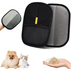 Pawffee Kit de depilación: 2 guantes de masaje + 3 cepillos mágicos - 1 pieza