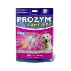 Prozym en láminas snacks dentales para perros - para perros grandes (> 25 kg), 15 piezas