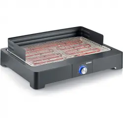 Severin PG 8565 Parrilla Barbacoa Eléctrica de Mesa 2200W Negra