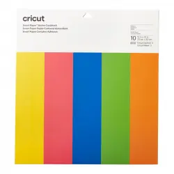Cricut Smart Paper Cartulina Autoadhesiva de Bucle Brillante 10 Unidades