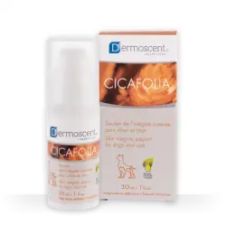 Dermoscent Cicafolia Gel Repadador Natural para Perros y Gatos, 30 ml