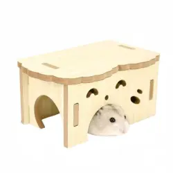 FurryFusion Casa de madera para mascotas - Artículo 1