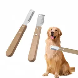 FurryFusion Cepillo para el cuidado del perro, juego de 2 - Artículo 1